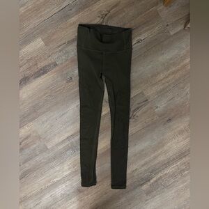 Dark Hunter Green High-Waisted Lululemon Leggings